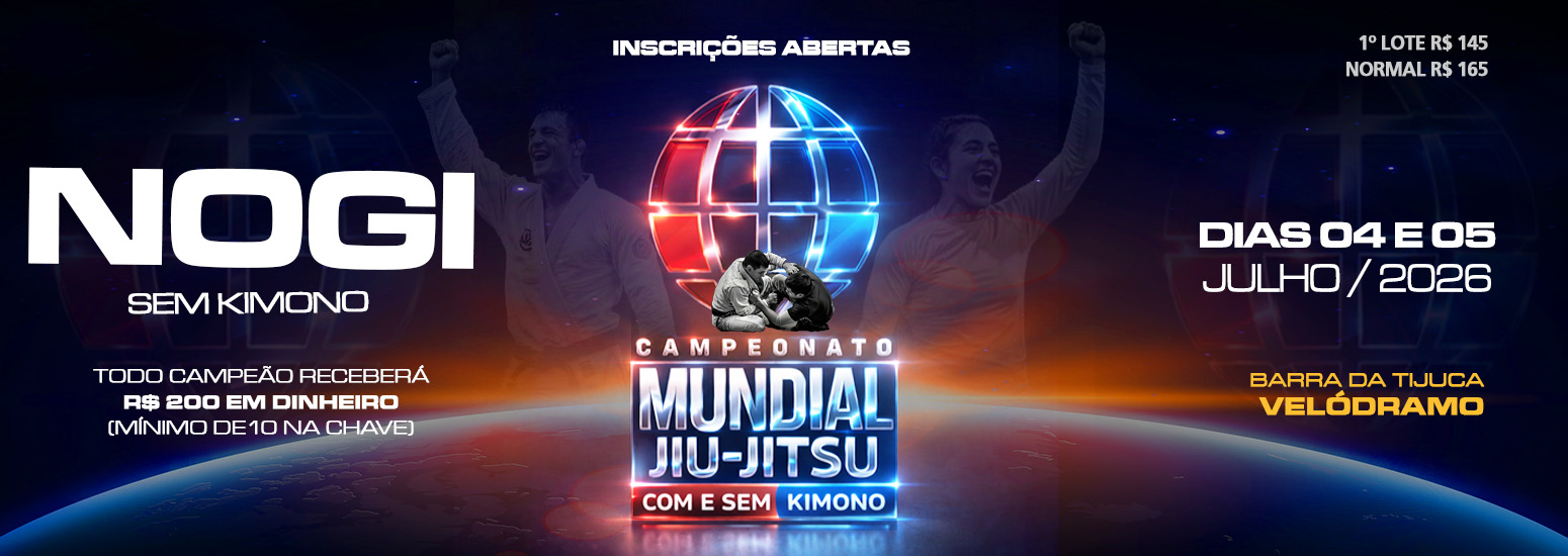 CAMPEONATO MUNDIAL 2026 - COM SEM KIMONO