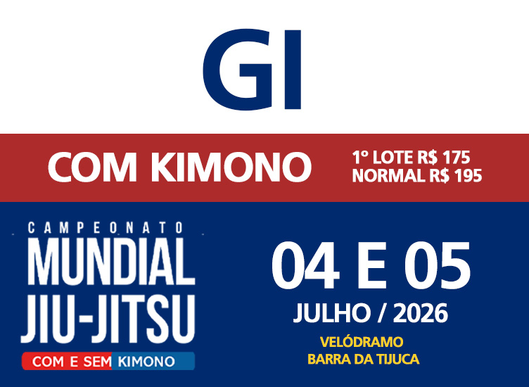 CAMPEONATO MUNDIAL 2026 - COM KIMONO