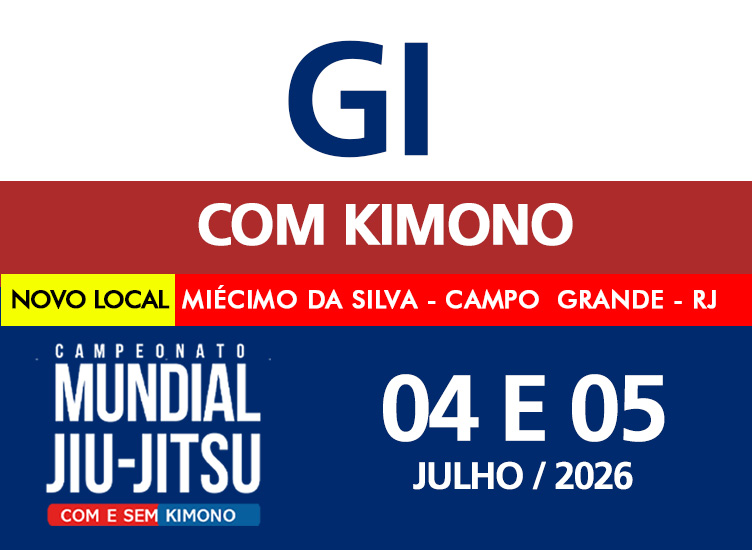 CAMPEONATO MUNDIAL 2026 - COM KIMONO