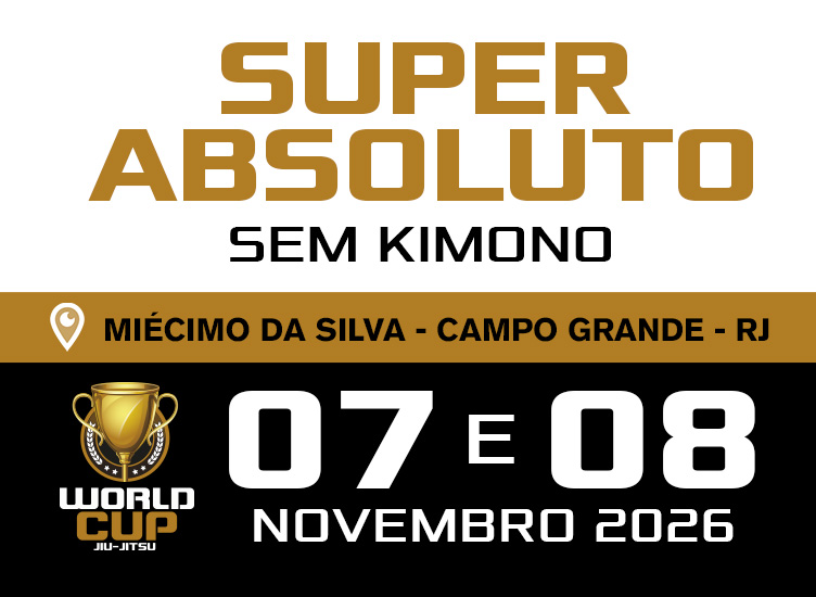 WORLD CUP 2026 - SUPER ABSOLUTO NOGI